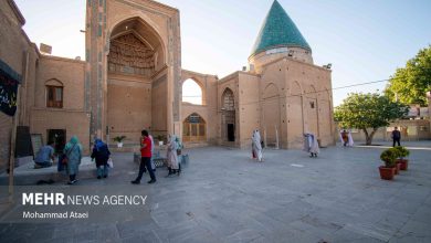 «ساعت زمین» در مجموعه تاریخی بسطام