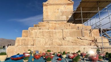 ویدیو/ تحویل سال نو در کنار تاریخ؛ آغاز سال جدید در پاسارگاد
