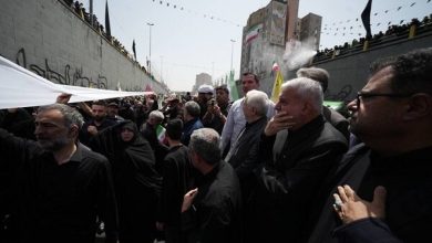 حضور وزیر میراث فرهنگی در مراسم تشییع پیکر شهدای اقتدار