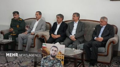 دیدار وزیر میراث‌فرهنگی با خانواده شهید ابوذر مرادی